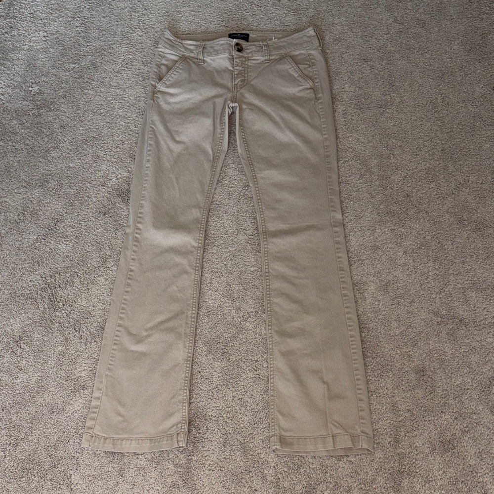 American Eagle Outfitters Women's Boot Cut Jeans - Tan